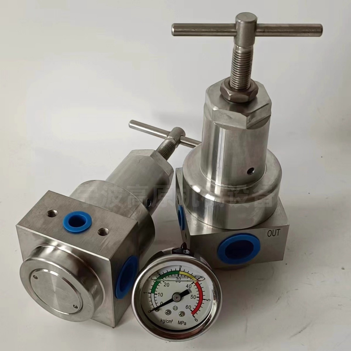 40kg高压减压阀QTYH-08/10/15/20/25不锈钢吹瓶机减压阀 QTY-50