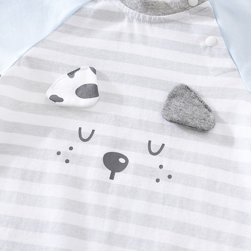 Baby Bodysuit Summer Short Sleeve Cute Girls' Onsies Newborn Climbing Suit Cartoon Print Cross-border