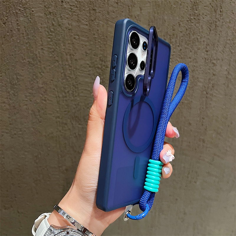 Funda Magnética con Soporte de Lente de PC con Protección Anti-caídas y Acabado Mate