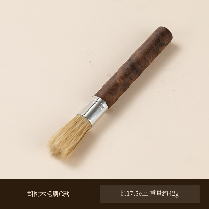 咖啡研磨机清洁刷咖啡机清洁工具咖啡粉清理刷毛刷实木咖啡研磨刷|undefined