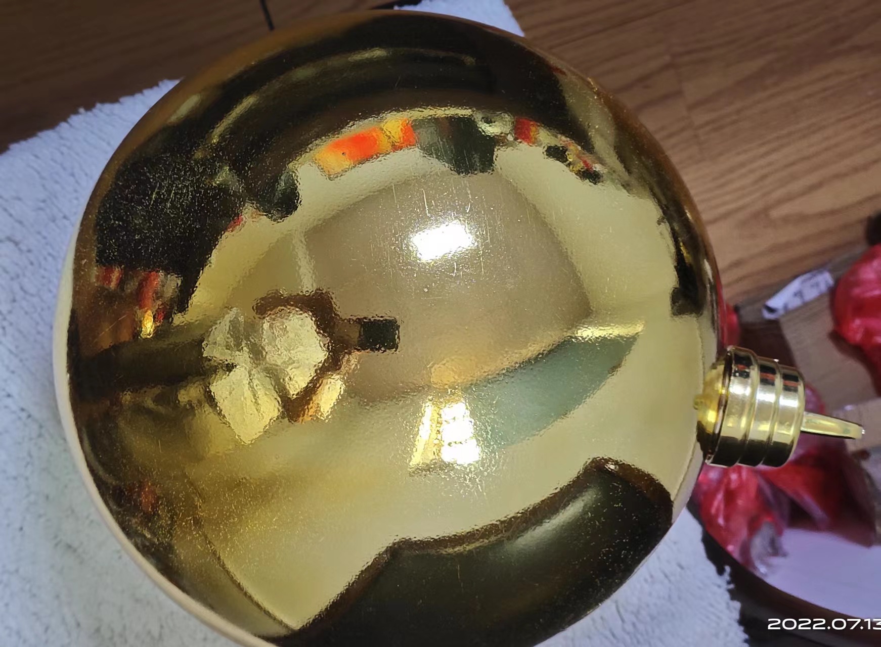 40CM de plástico BOLA DE Navidad Bola de galvanoplastia bola decorativa bola de color brillante mate BOLA DE ESPEJO bola de la onda nuevas ventas directas