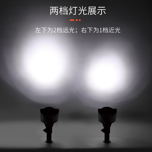 Cross-border hot selling solar outdoor ground spotlight 4led courtyard garden villa landscape lighting lawn ground light