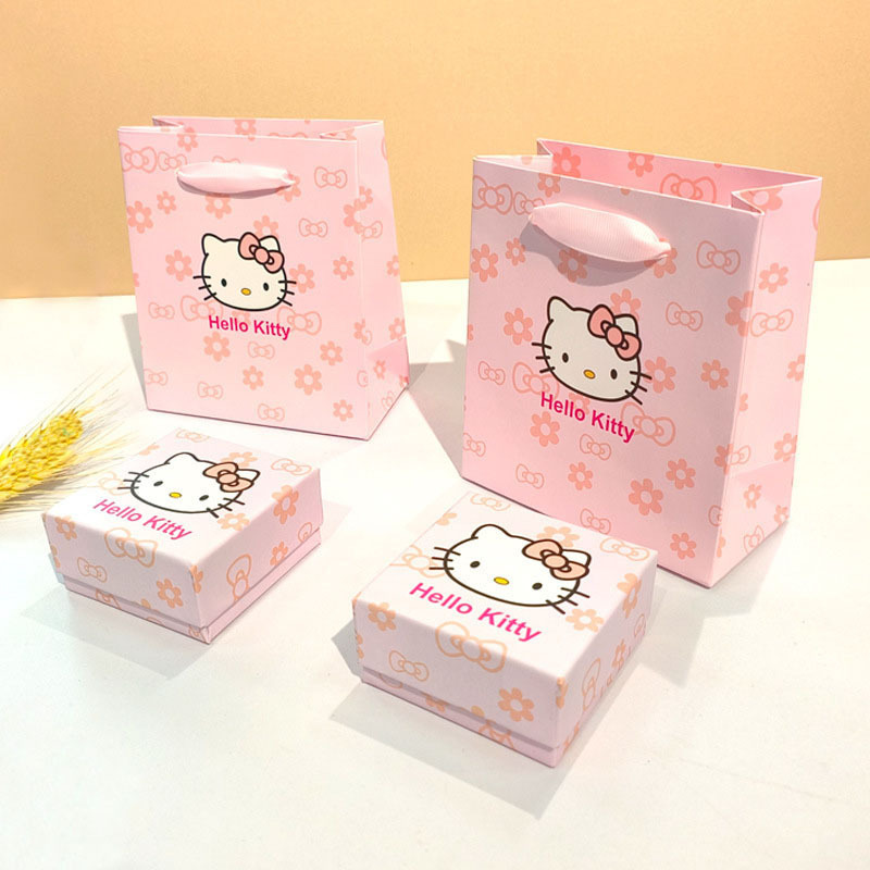 Cartoon packaging box jewelry box necklace gift box ring box empty box sponge lining heaven and earth cover in stock wholesale Cartoon packaging box jewelry box necklace gift box ring box empty box sponge lining heaven and earth cover in stock wholesale