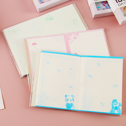 Cute girl heart ledger creative oil quicksand diary small fresh hand ledger cartoon student notebook