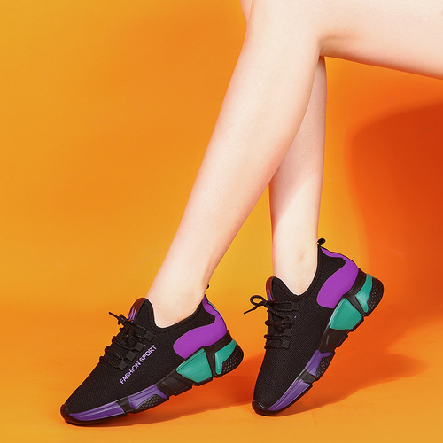 Spring and summer new dance shoes, women's square dance shoes, soft-soled shuffle dance shoes, adult dance shoes, Lycra dance shoes