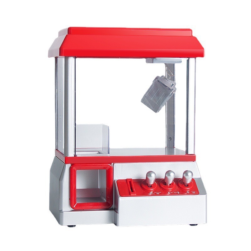 Máquina de agarre de muñecas para niños mini máquina de agarre transfronteriza música gran clip muñeca agarrar moneda máquina de juego juguete al por mayor