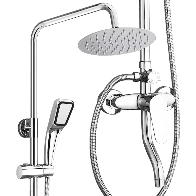 Juego de Ducha Termostática para Baño, Color Blanco, con Pantalla de Ducha, Venta al por Mayor, Envío Directo