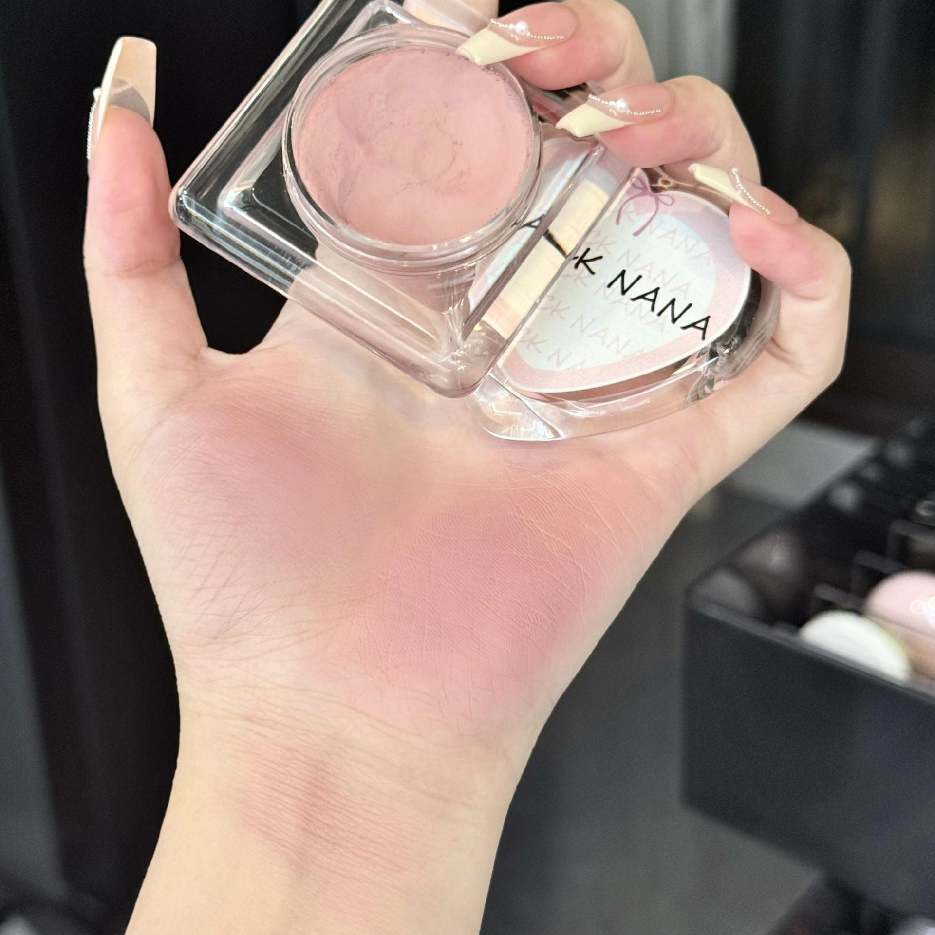 BLACK NANA Blush Low Saturation Strawberry Milk Color Melon Color Mashed Potato Eyeshadow Universal Blush Palette Wholesale undefined