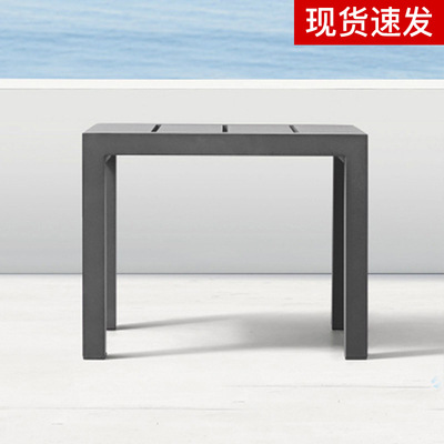 Sofá al aire libre esquina patio al aire libre jardín terraza casa modelo simple silla china impermeable sol muebles de aleación de aluminio