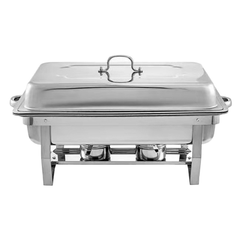 Factory Direct sales chafing dish cross-border stainless steel commercial buffet stove heating alcohol early stove insulation furnace