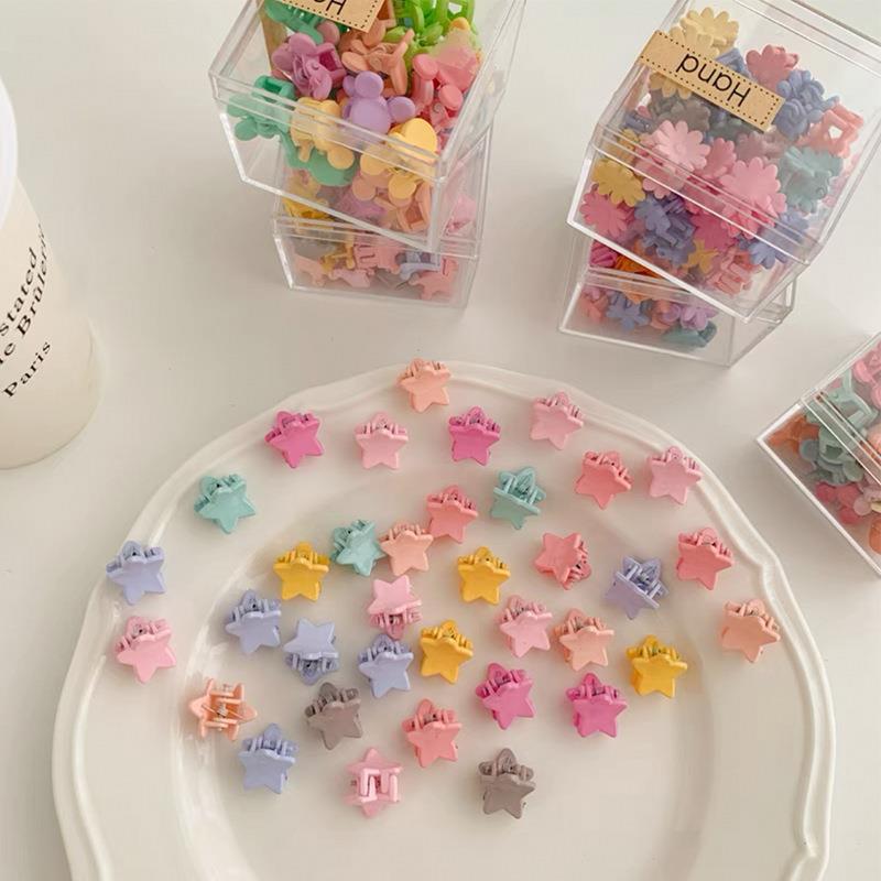 La horquilla lateral de los nuevos niños de verano dulce mini horquilla de tamaño pequeño no duele el cabello flequillos femeninos pelo roto artefacto clip