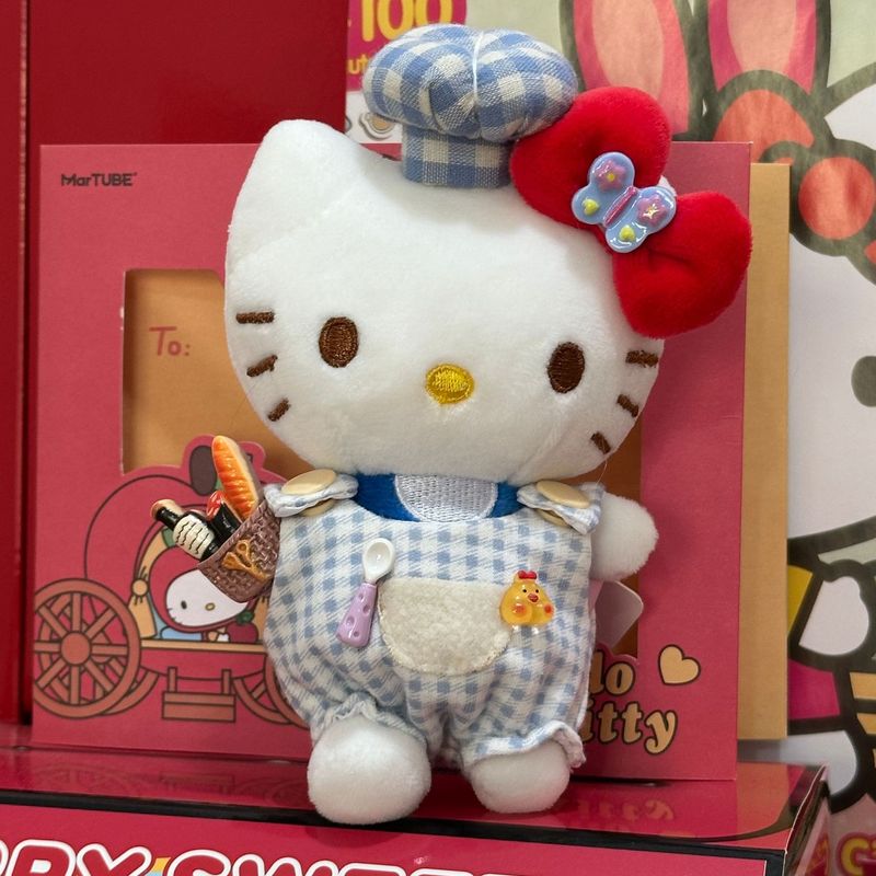 ハローキティバッグペンダントリトルシェフシリーズハローキティ人形ペンダントかわいい漫画人形キーホルダー|undefined