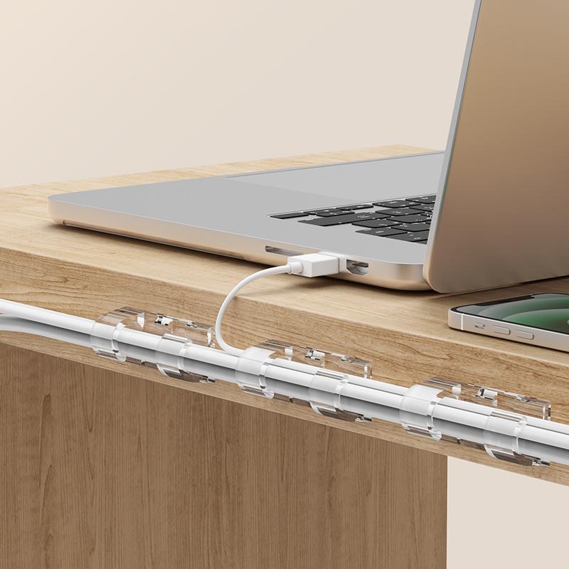 ✅理线器电线收纳插排座固定器墙面自粘卡扣无痕夹线钉子网路线走