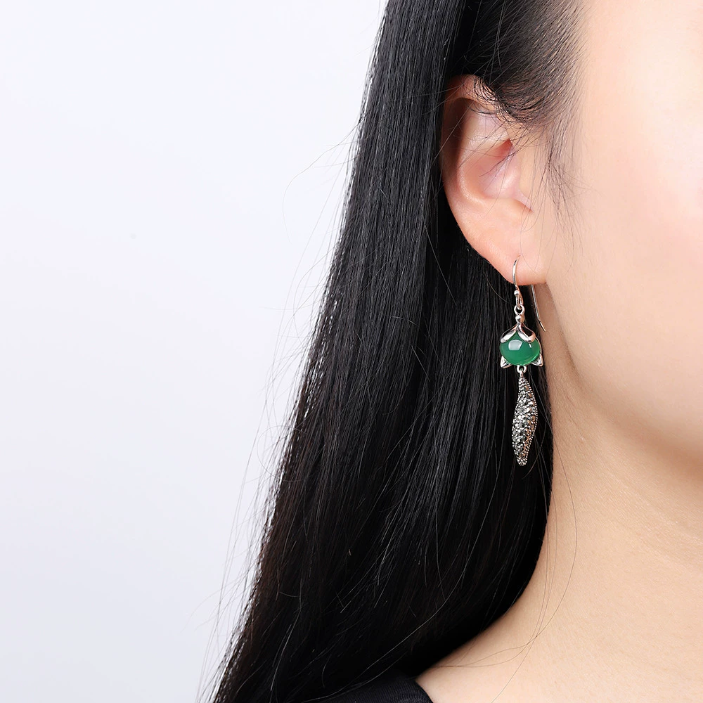 人品银品 серьги, модный аксессуар, серебро 925 проба
