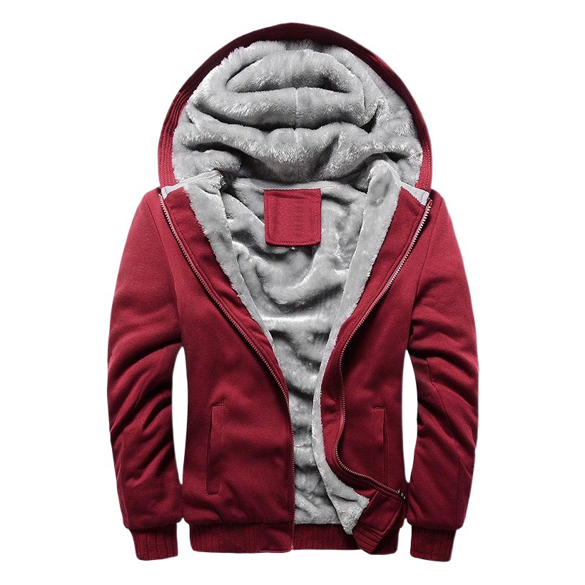 Nueva Sudadera con capucha de los hombres con capucha Otoño e Invierno uniforme de béisbol de los hombres de estilo coreano deportes forrado de lana engrosada chaqueta de los hombres