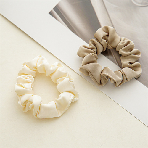  simple temperament French satin small intestine hair tie women's versatile high-end hair tie wholesale