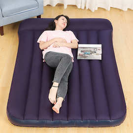 定制充气床内置枕头贴布气垫床单双人加大加固家用午休床垫折叠床