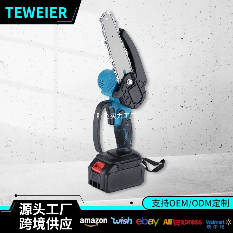 Ручная мини-пила Cross-border Oil Can 4inch 6inch для деревообработки, садовая обрезная пила, набор мощных электрических цепных пил