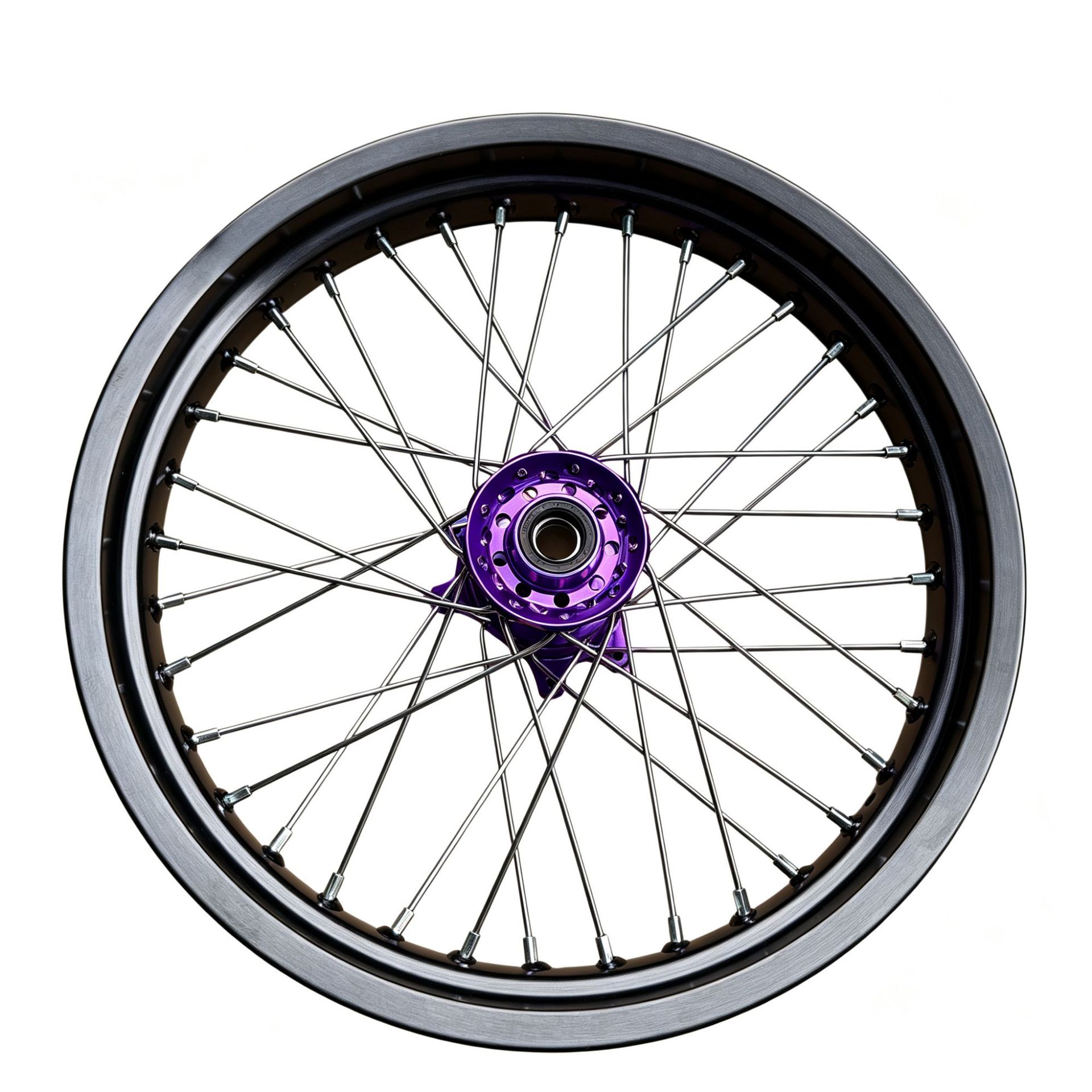 Suitable for Qiu Long Ji Feng modified front 2.50-17 and rear 3.50-17 slick tire wheel hub assembly with aluminum alloy rims