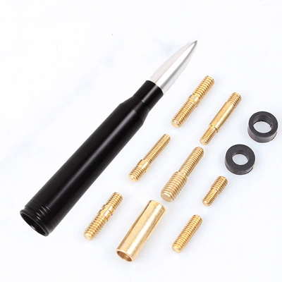 Cross-Border Car Modification Accessories vehicle antenna - lkt041-silver-aluminum-alloy