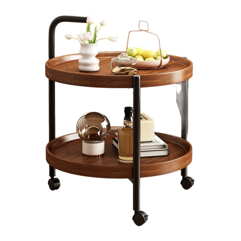 Carrinos móviles de estilo nórdico, mesas de té, sofá, salón, mesas caseras, mesas de té modernas y simples.