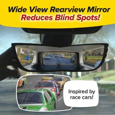 Large field of view rear view auxiliary mirror Large View Mirror wide angle
