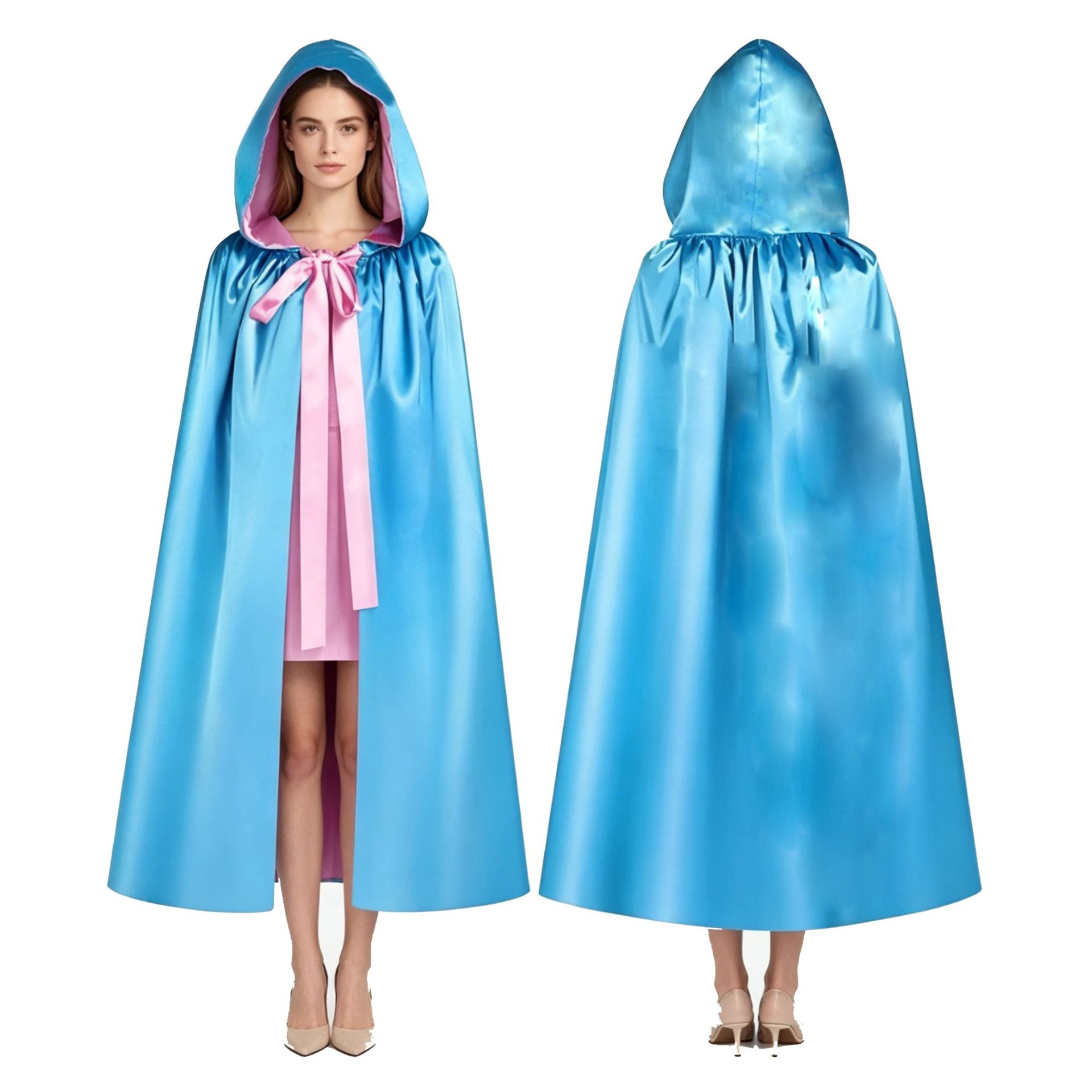 European and American Halloween double-sided two-color cape animation role-playing cape costume shawl cross-border foreign trade generation
