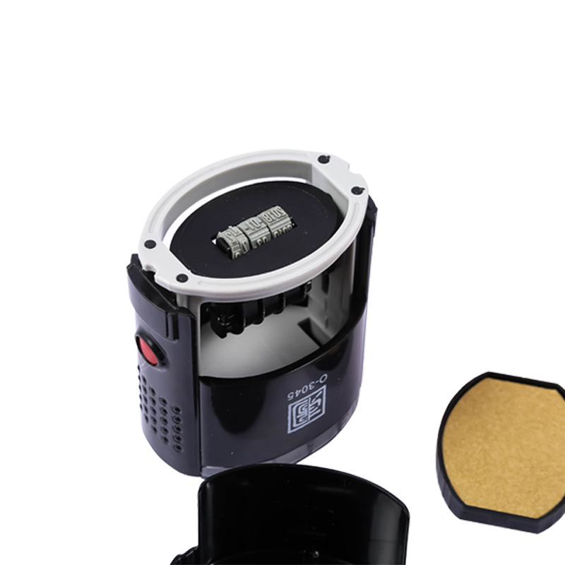 Imagen oriental, sello flip, cuadrado, todas las especificaciones, con fecha, material de sello de tinta al por mayor