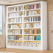 加厚钢制图书馆书架家用落地置物架儿童绘本架客厅简约铁艺储物架