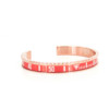 Dial suitable for men and women, fashionable golden bracelet for beloved stainless steel, pink gold