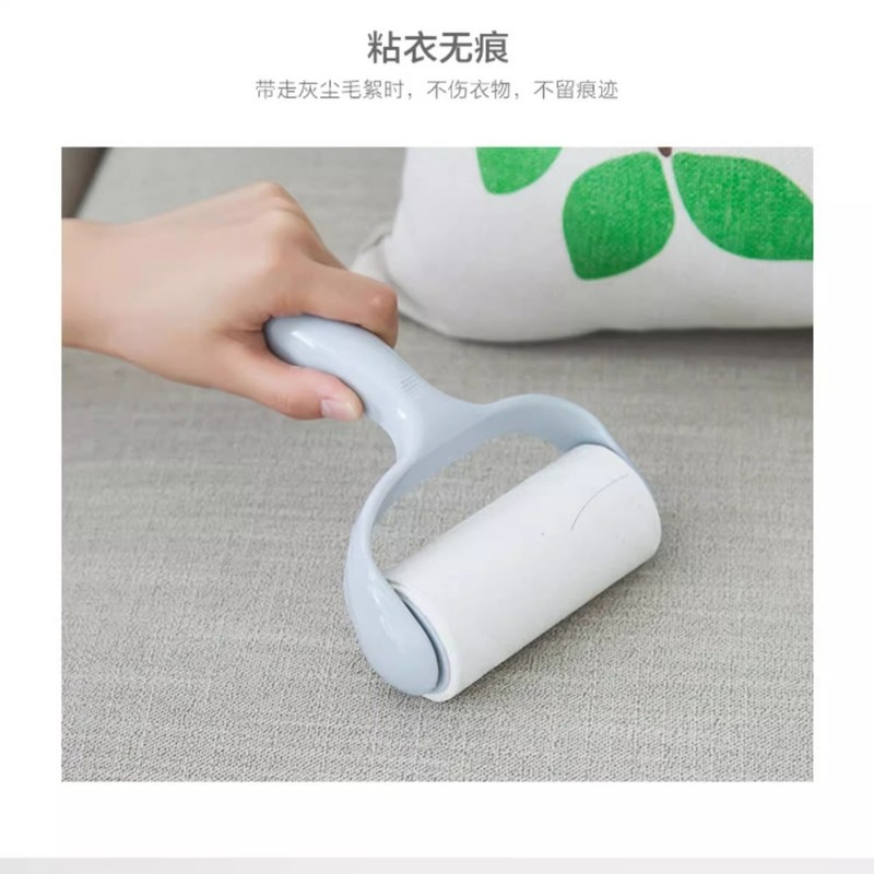 滚筒粘毛器可撕式粘毛神器衣物粘尘黏灰除毛毡滚刷衣服吸毛替换纸|undefined