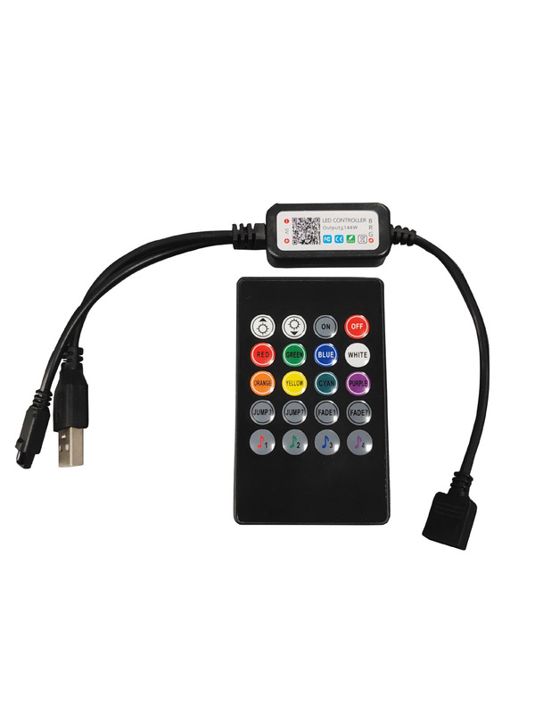 LED ライトストリップ rgb コントローラ RF24 キーアプリ Bluetooth usb44 キータッチセンサーハンドスキャン音楽トーン調光器|undefined