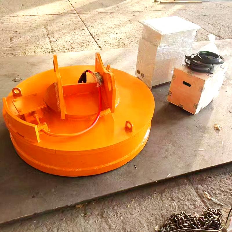 j8行车吸铁圆形挖机强磁220V电磁吸盘吸盘高频废品铁工业吸g3
