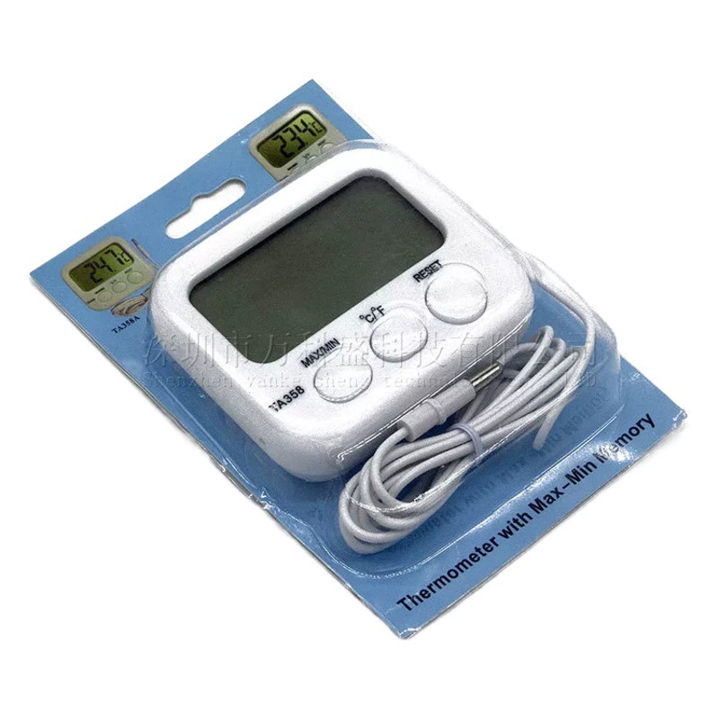 Цифровой термометр TA358A Холодильник аквариум закрытый бытовой электронный измеритель температуры воды