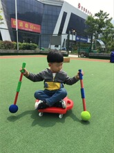 感统训练器材 儿童四轮平衡板塑料加厚方形小滑板爬 滑板车 康复