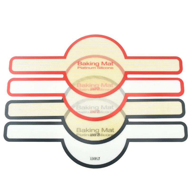 Cocina Pan para hornear estera de silicona herramienta para hornear transferencia de masa platino estera de silicona para hornear mango largo estera del Horno Holandés