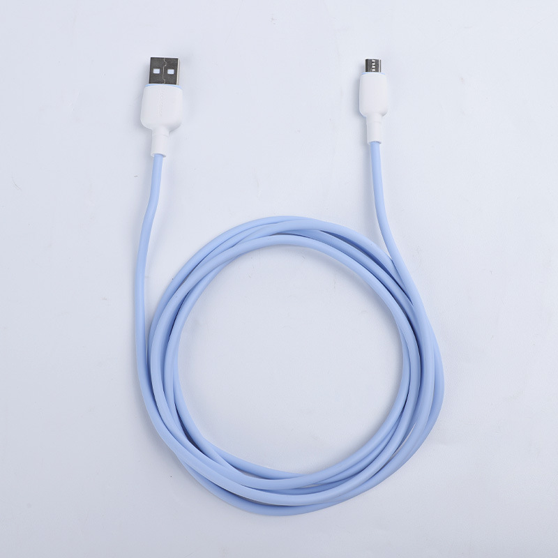 新しい液体シリコーン高速充電ケーブル Type-c データケーブルは、Huawei Apple Android データ充電ケーブルに適しています|undefined