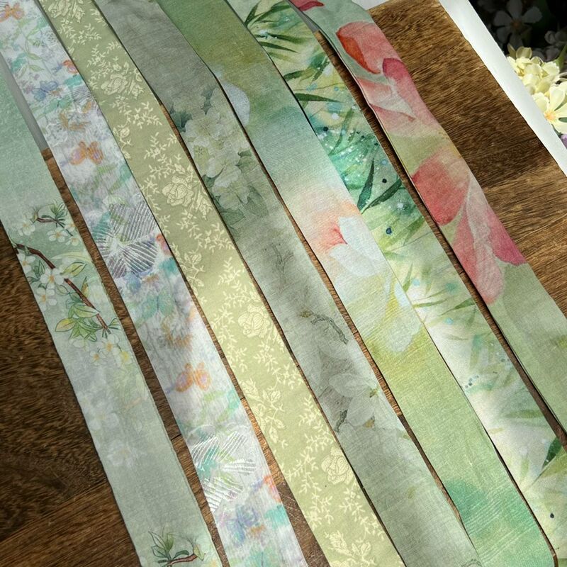 Cloud Deep Mist Light Original All-match Green Style Hanfu Printed Hair Band Antique Hair Rope Ponyon Tail Headwear Hair Accessories Cloud Deep Mist Light Original All-match Green Style Hanfu Printed Hair Band Antique Hair Rope Ponyon Tail Headwear Hair Accessories