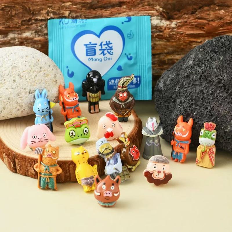 夜光小乌龟卡皮巴拉哪吒小盲袋diy饰品玩具水果崽崽小摆件批发|undefined