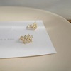 Sophisticated ear clips, adjustable small earrings, simple and elegant design, no pierced ears