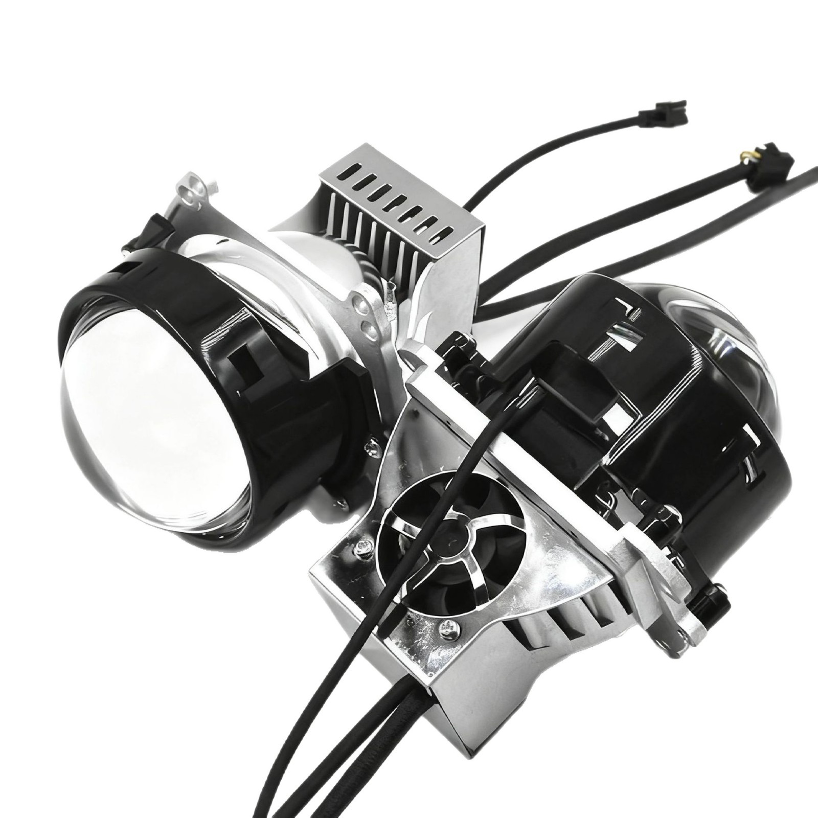 Foco brillante mar cinco LED lente de doble Luz de 3 pulgadas LED lente de doble luz lejos y cerca de la luz del coche LED faro Universal