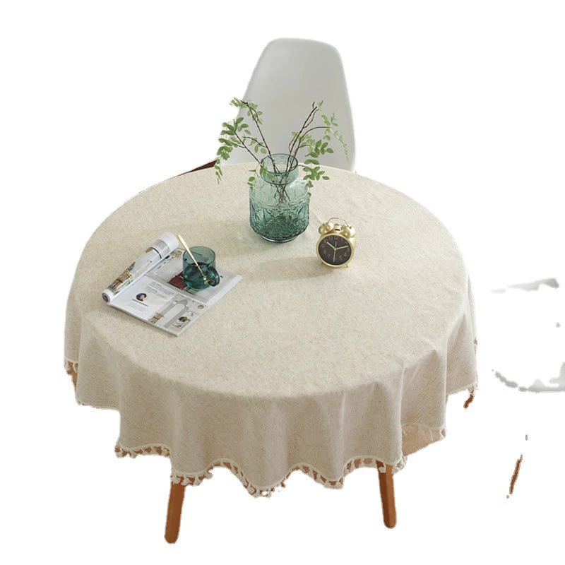 乐轩秀 Nordic Simple Bamboo Jie Ji Ji Ji Sittic Flum Circular Tablecloth wholesale INS Windmuta Maitai Flat Cover