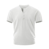 ZH8106-DK夏季百搭T恤休闲短款男装老钱风通勤针织短袖OLO衫，男装针织衫/毛衣，星座614