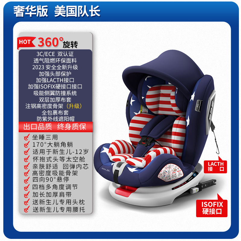 Luxury version of us team + fully equipped + awning + 360 rotation + full package + wings + 170 reclining angle