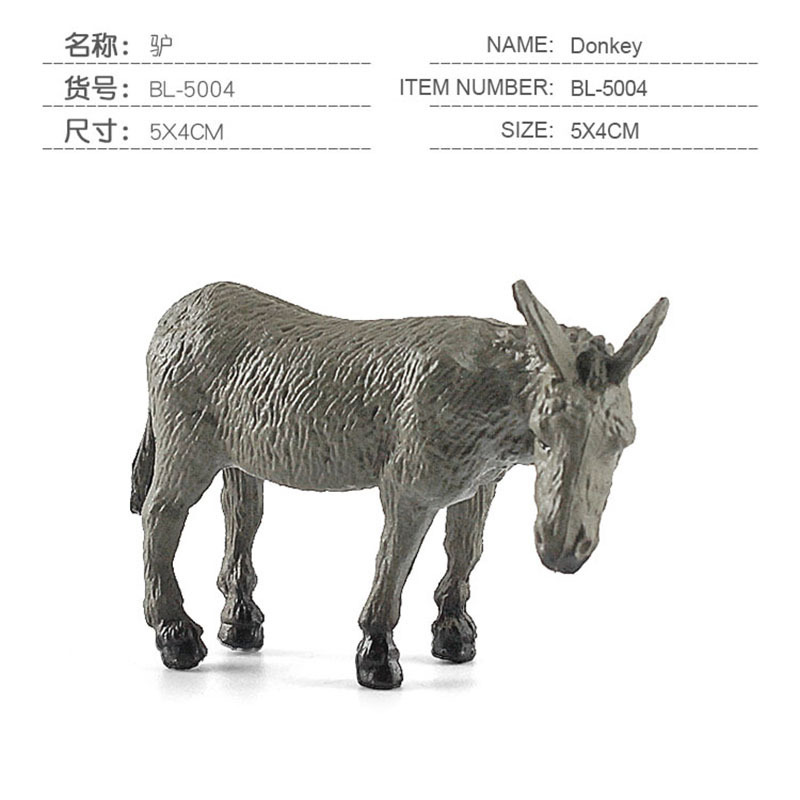 Simulación Granja modelo de juguete mini pollo pato ganso ganado ovejas aves de corral modelo Pequeño Animal Modelo En Miniatura Traje transfronterizo