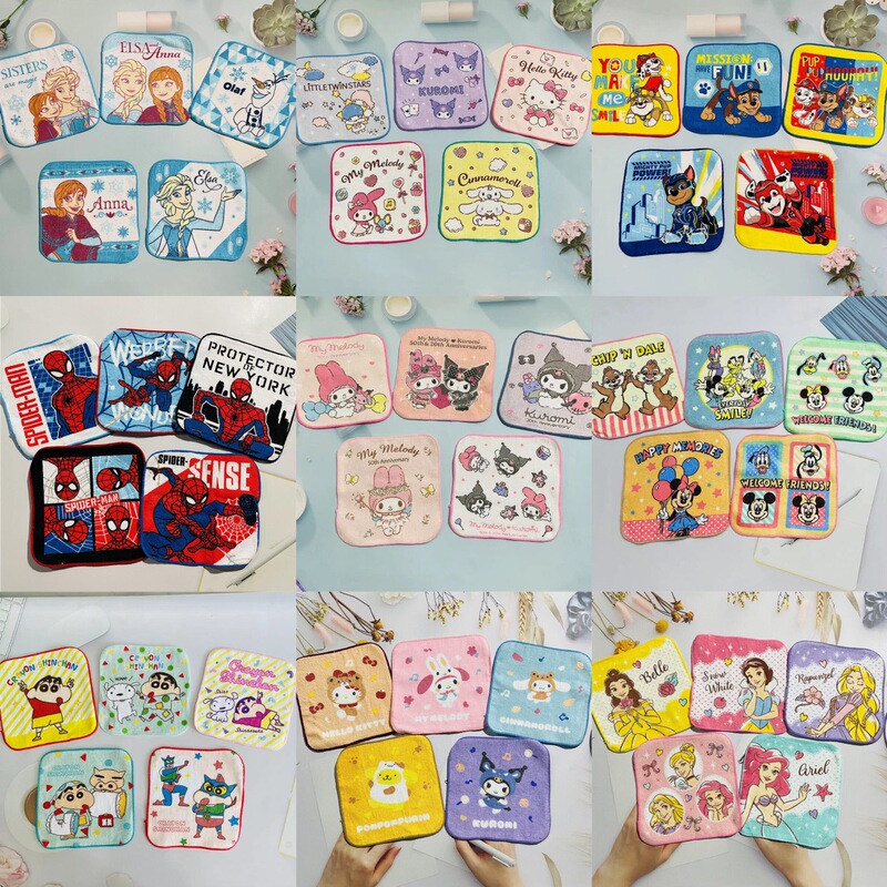 15*15 cartoon children baby small square cotton small towel small hand towel baby saliva towel 15*15 cartoon children baby small square cotton small towel small hand towel baby saliva towel
