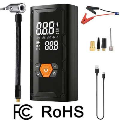 Power Bank All-In-One Machine, Hava nasosu - dy17-inflatable-starter-all-in-one-standard-clamp