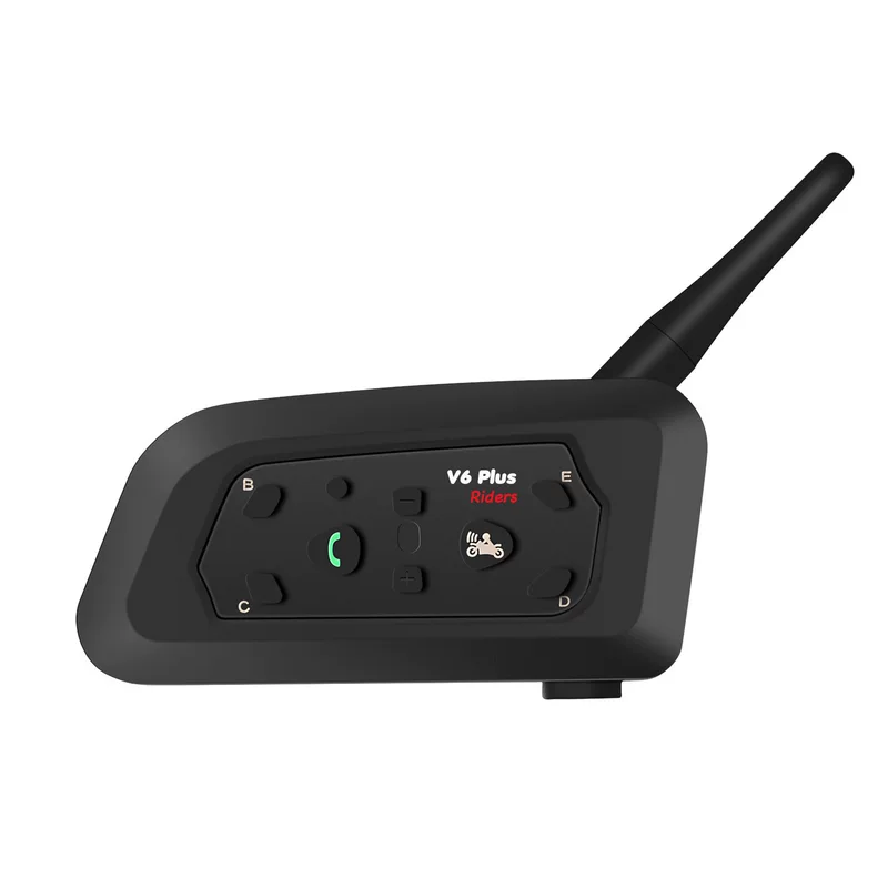V6 Plus motorcycle helmet intercom machine full -duplex Bluetooth riding real -time intercom dual -pack foreign trade thermal sales