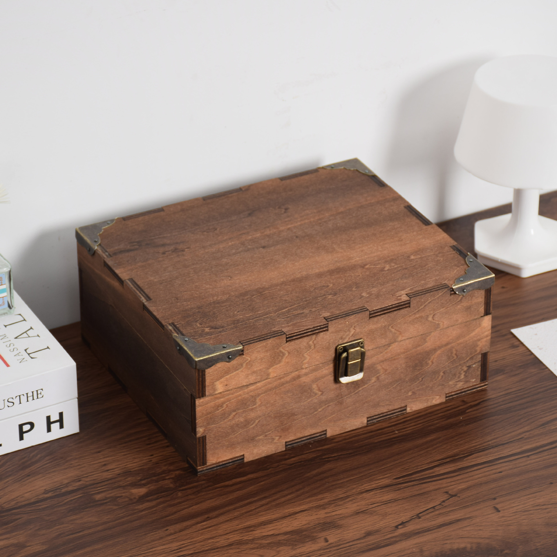 Retro storage system from natural wood