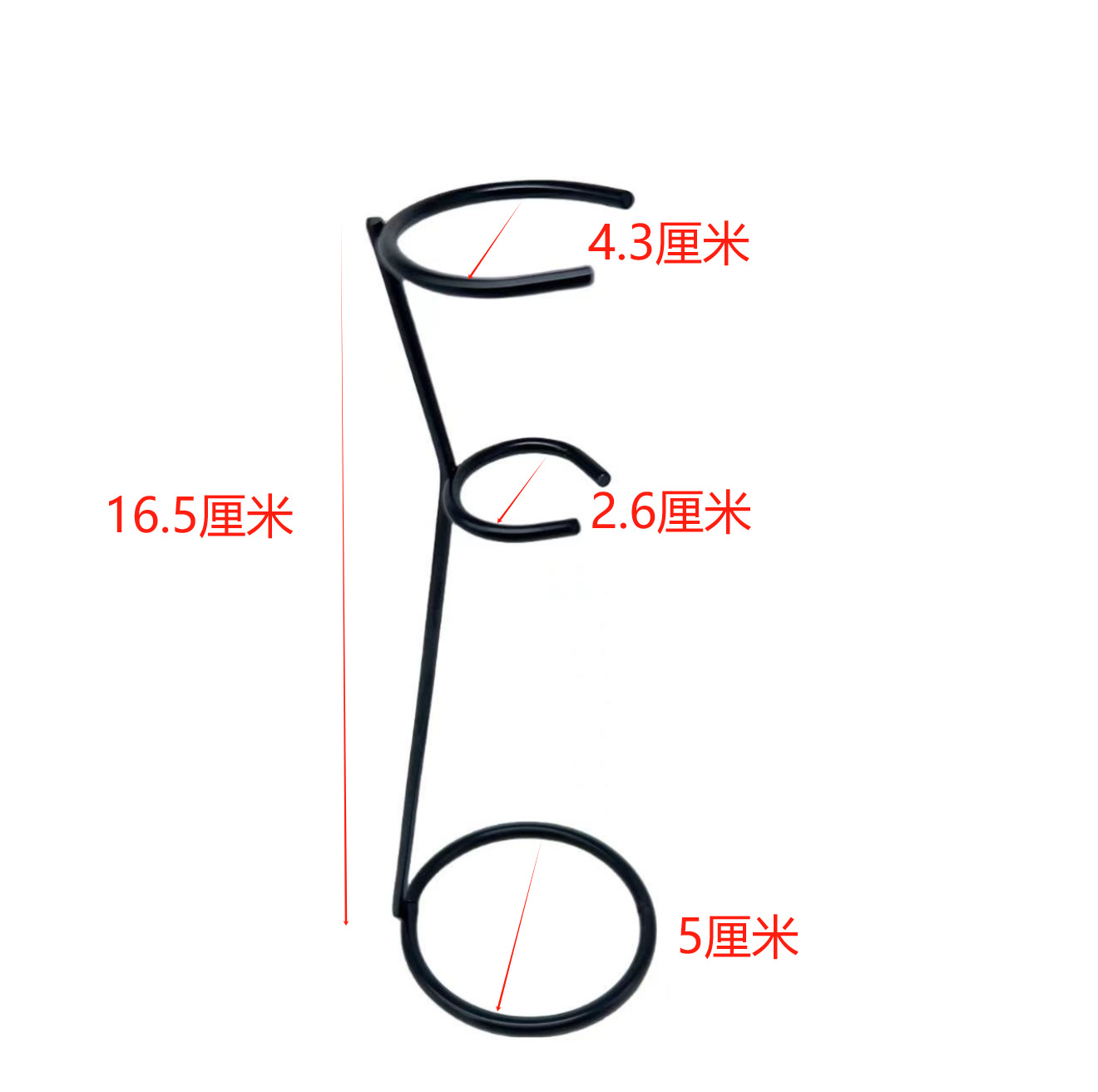 싱글 브래킷 (검정)